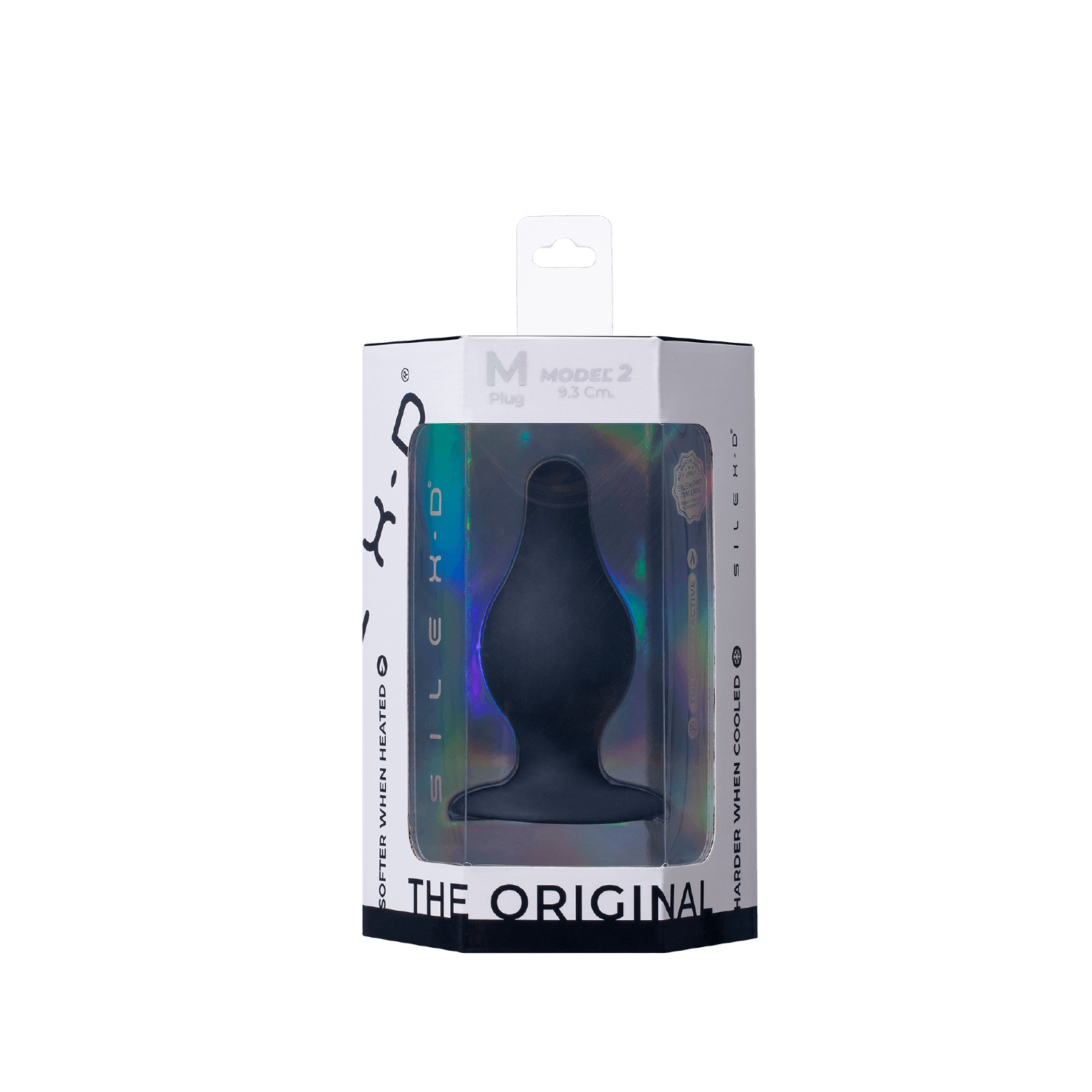 Silexd - Premium Silicone Plug Taglia M - Nero