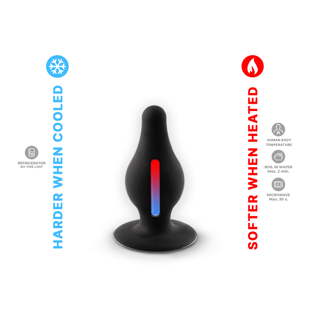 Silexd - Premium Silicone Plug Taglia L - Nero