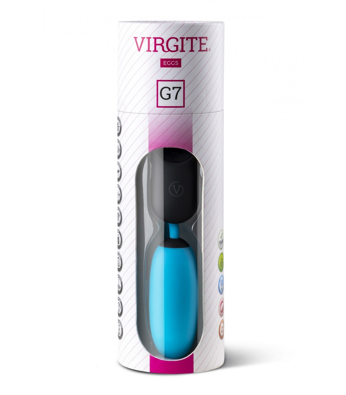 UOVO VIBRANTE BLU RICARICABILE G7
