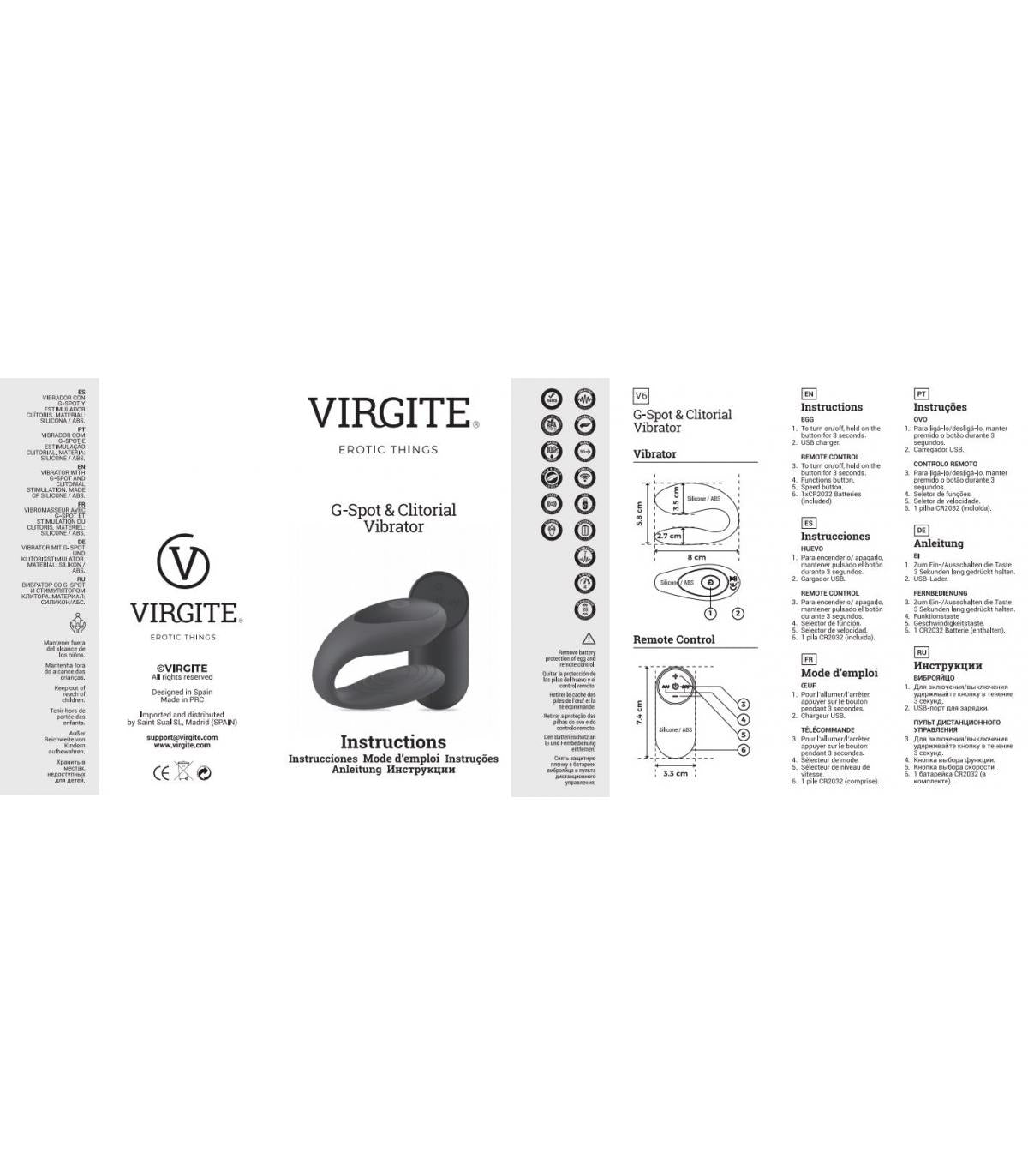 VIBRATORE PUNTO G E CLITORIDEO E12 EDIZIONE NERA