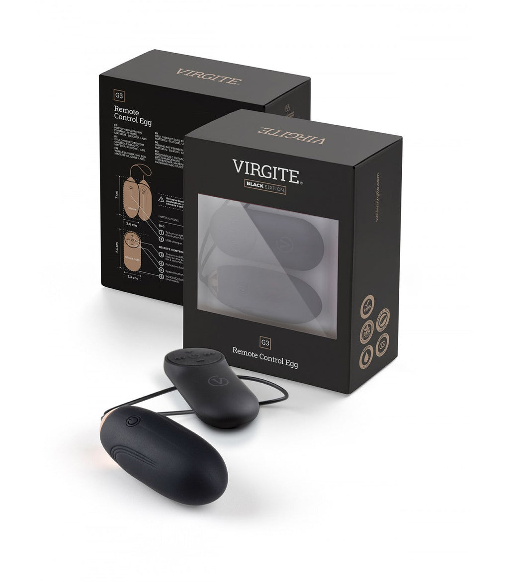 G3 UOVO VIBRANTE RICARICABILE BLACK EDITION