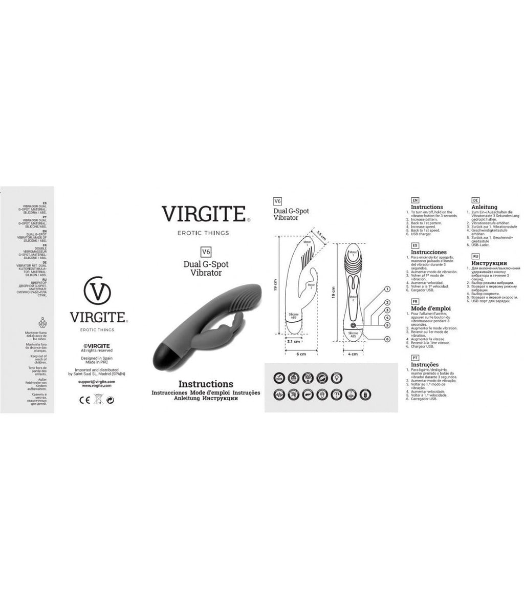 VIBRATORE RICARICABILE PINK V6