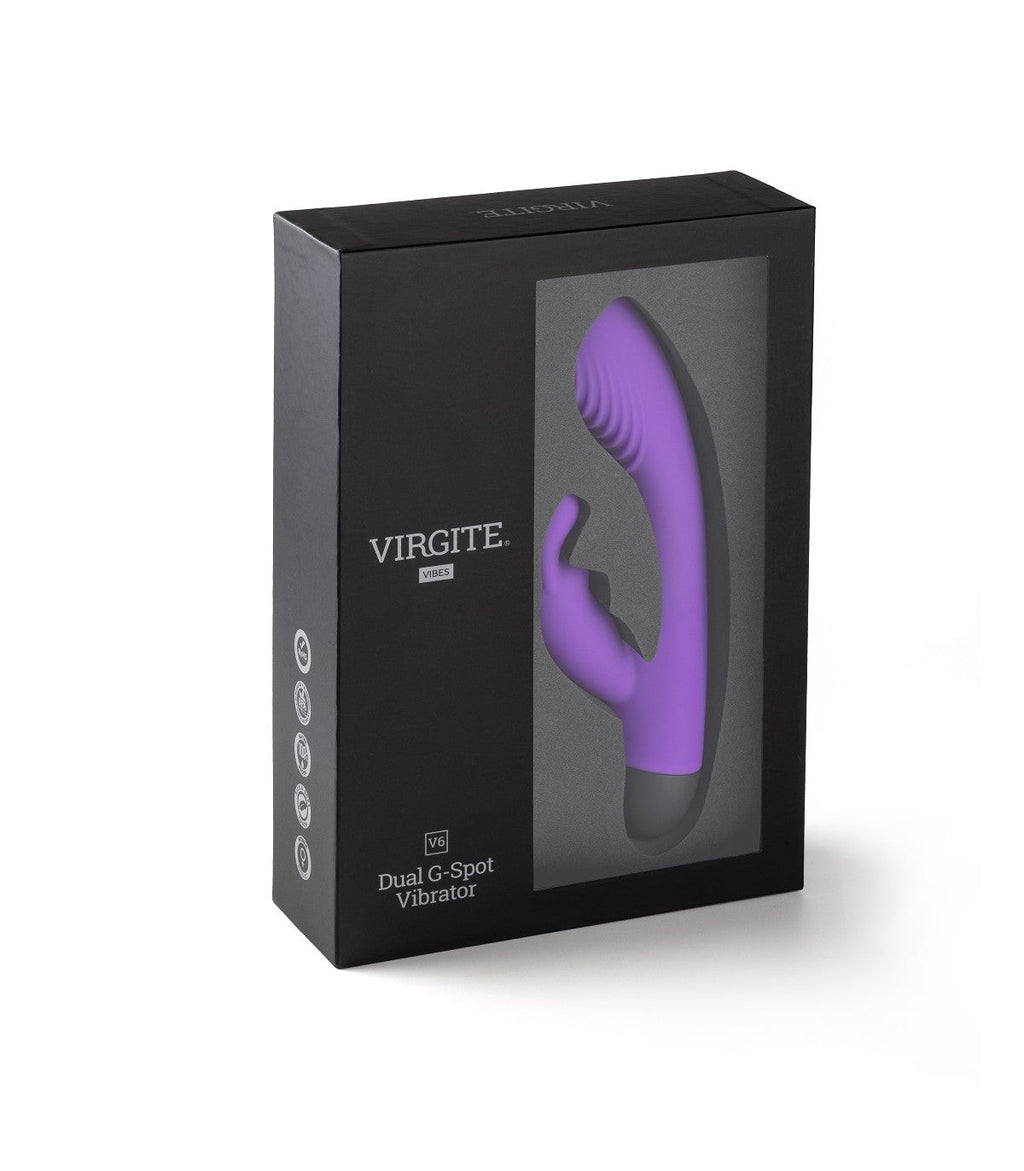 VIBRATORE RICARICABILE V6 VIOLA