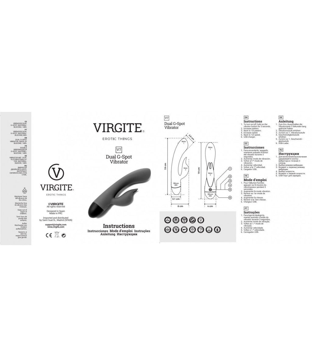 VIBRATORE RICARICABILE PINK V7