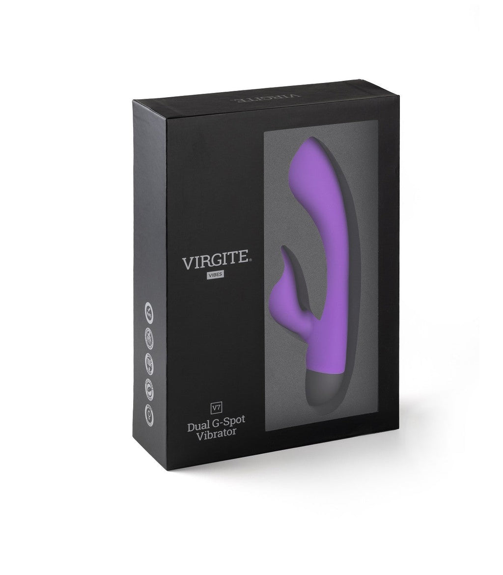 VIBRATORE RICARICABILE V7 VIOLA