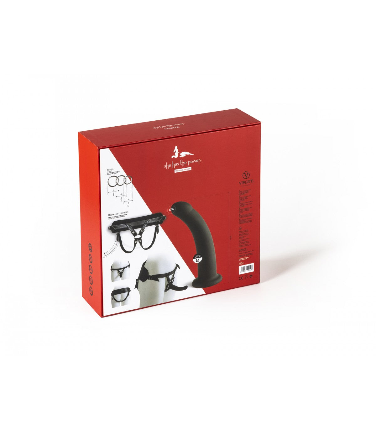 IMBRACATURA CON DILDO NERO TAGLIA M