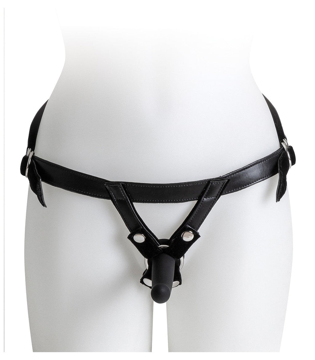 IMBRACATURA CON SET DILDO NERI TAGLIE S / M / L