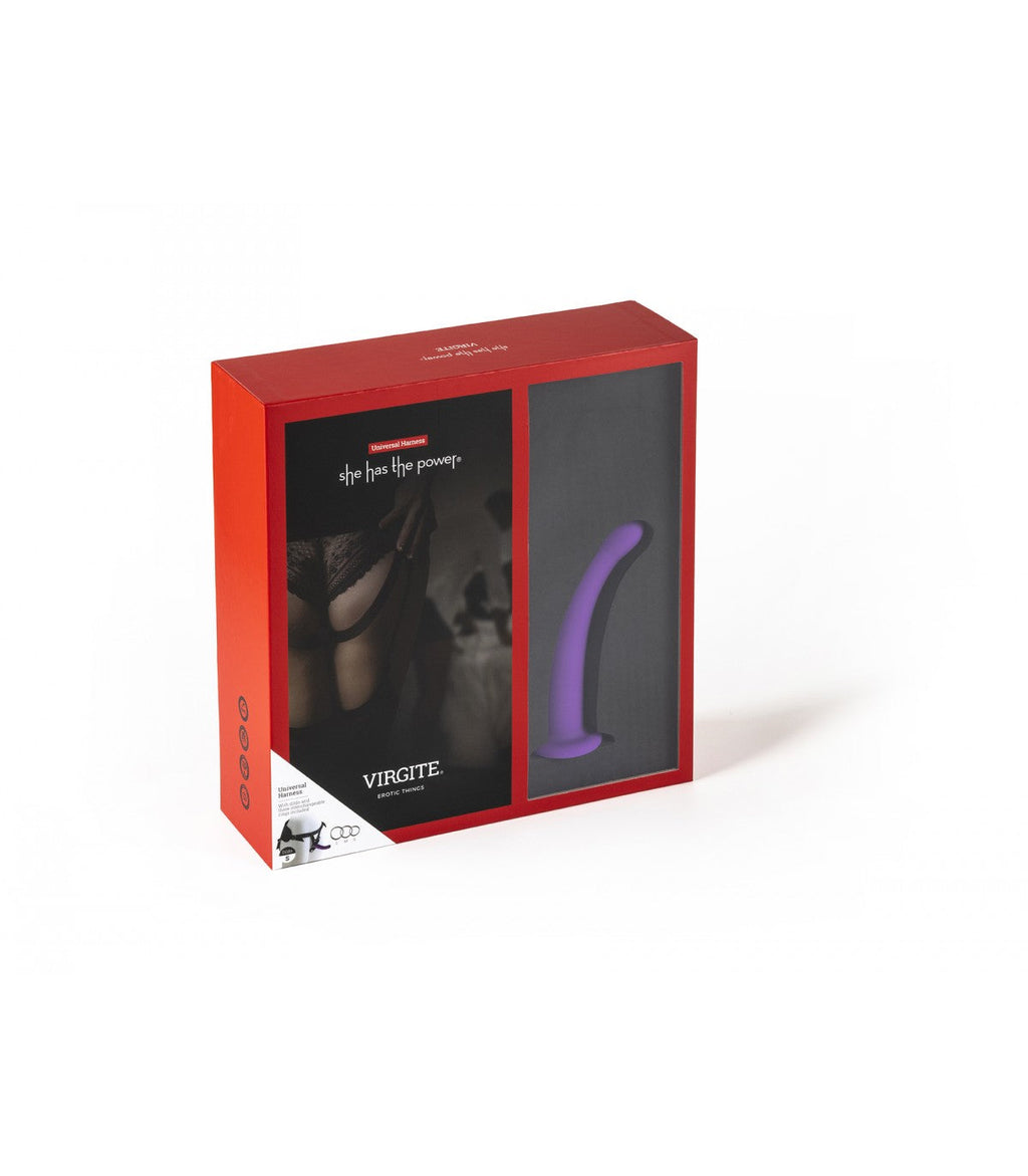 IMBRACATURA CON DILDO VIOLA TAGLIA S