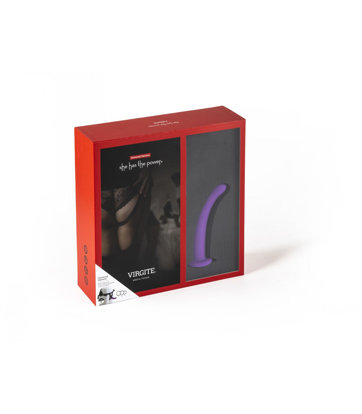 IMBRACATURA CON DILDO VIOLA TAGLIA M