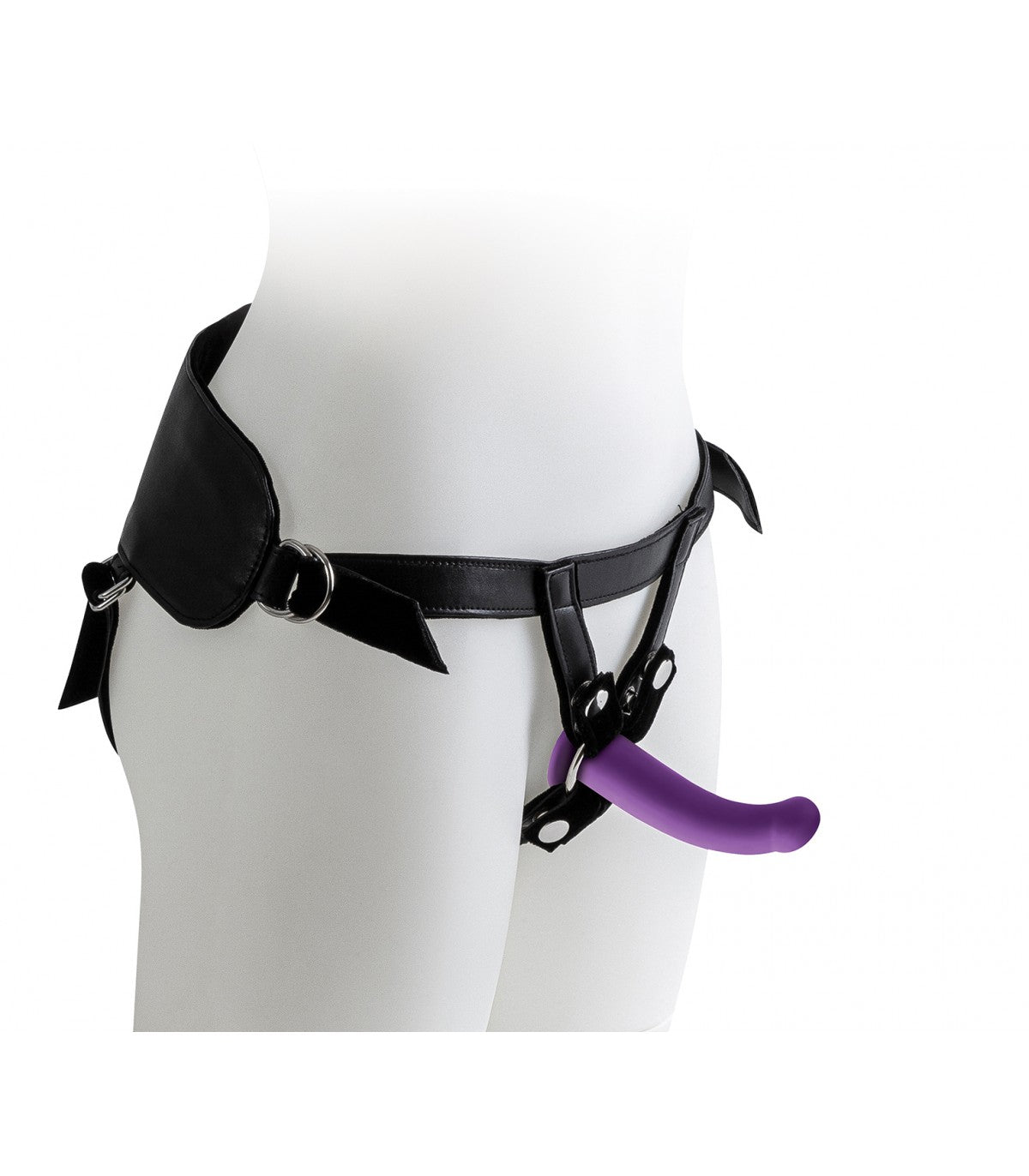 IMBRACATURA CON DILDO VIOLA TAGLIA M