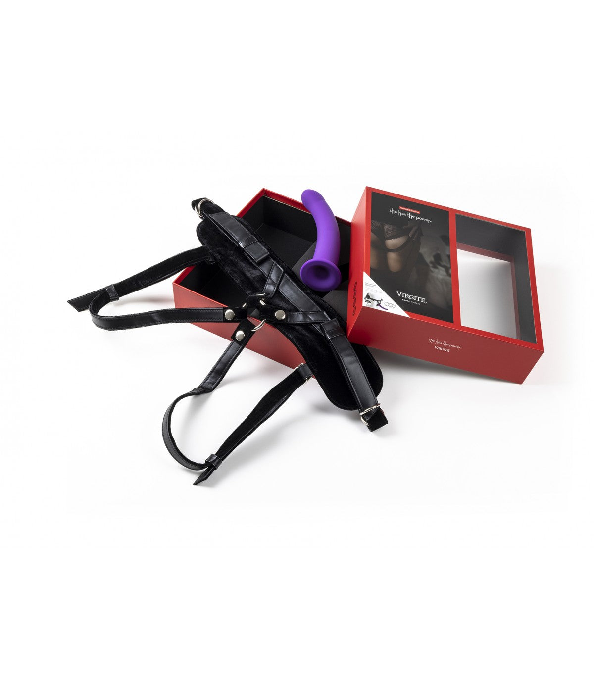 IMBRACATURA CON DILDO VIOLA TAGLIA L