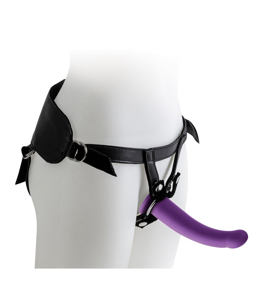 IMBRACATURA CON DILDO VIOLA SET TAGLIE S / M / L
