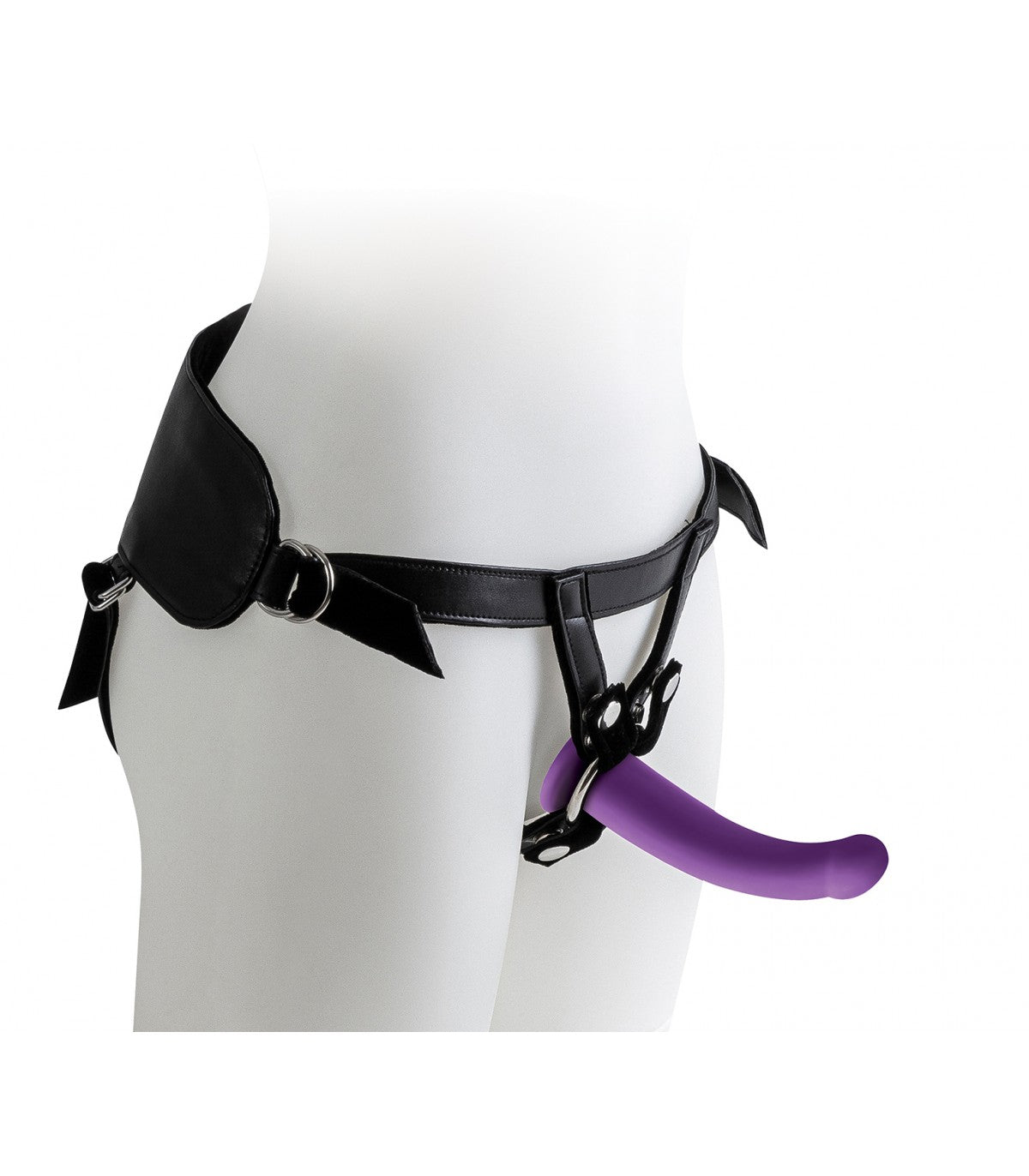 IMBRACATURA CON DILDO VIOLA SET TAGLIE S / M / L