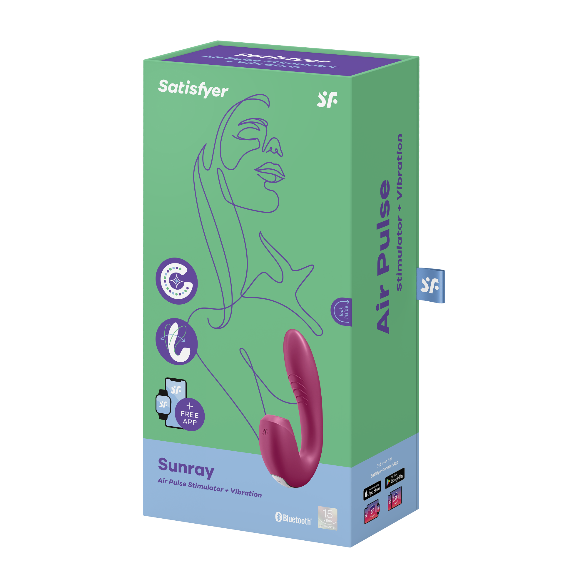 Satisfyer - Sunray - Bordeaux