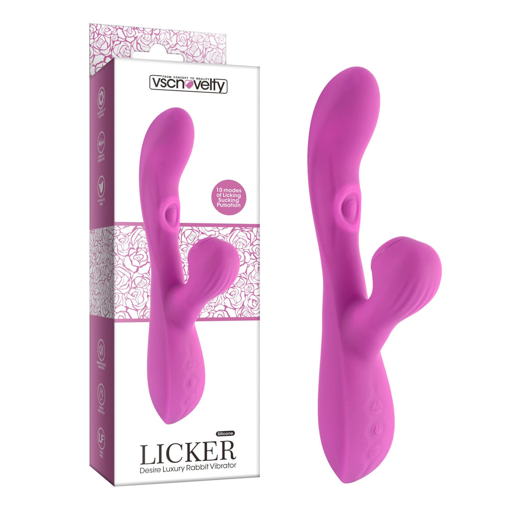 VSC Novelty - Vibratore Doppio Rabbit Licker Desire Luxury