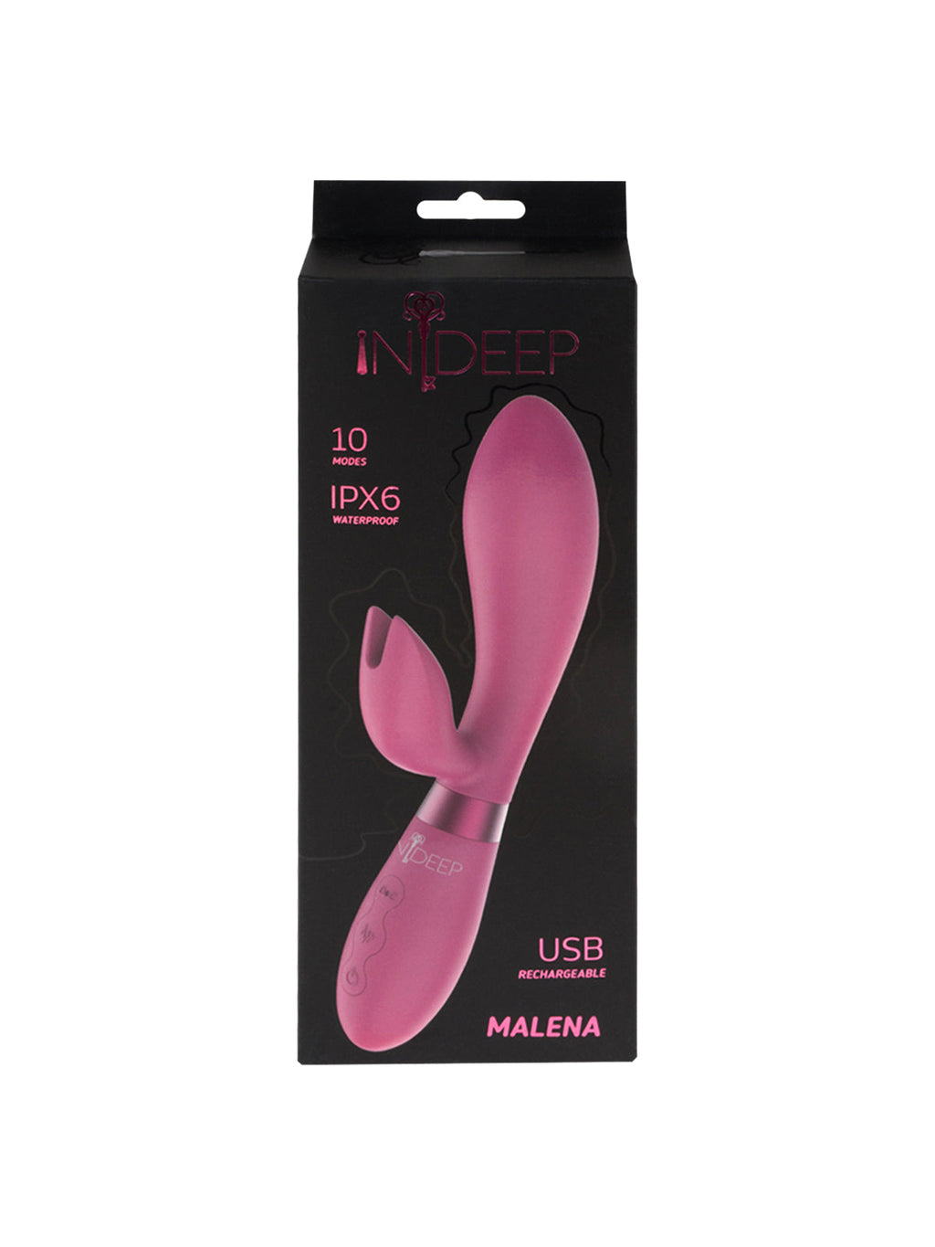 Lola Games - Vibratore Rabbit Ricaricabile Malena - Magenta