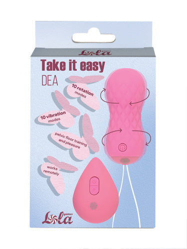 Lola Games - Ovulo Vibrante Rotante Dea - Rosa