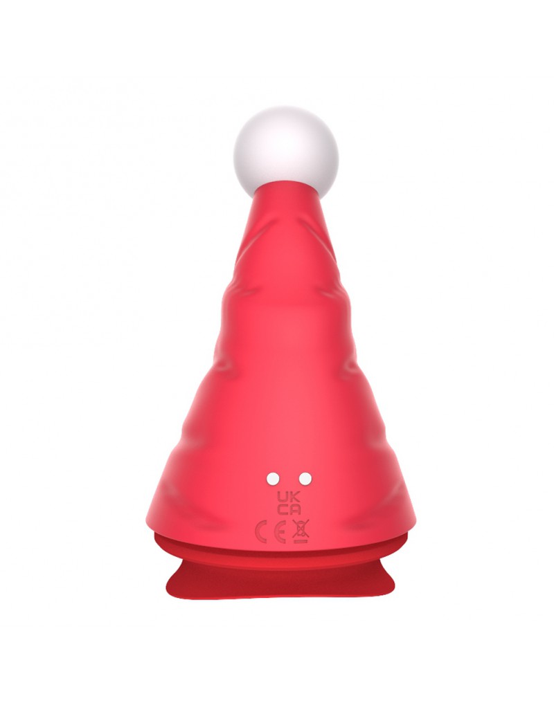 Vibratore Punto G Cappello Natalizio con Stimolatore Clitorideo