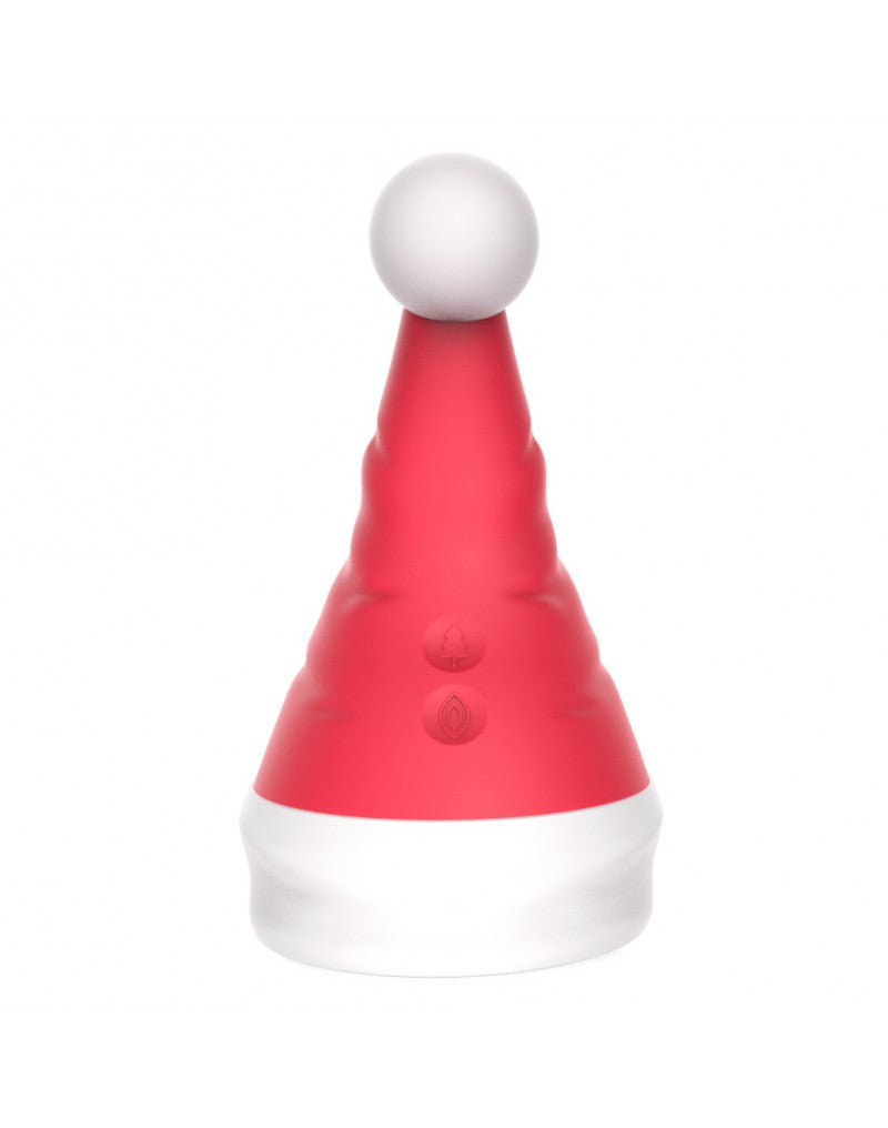 Vibratore Punto G Cappello Natalizio con Stimolatore Clitorideo