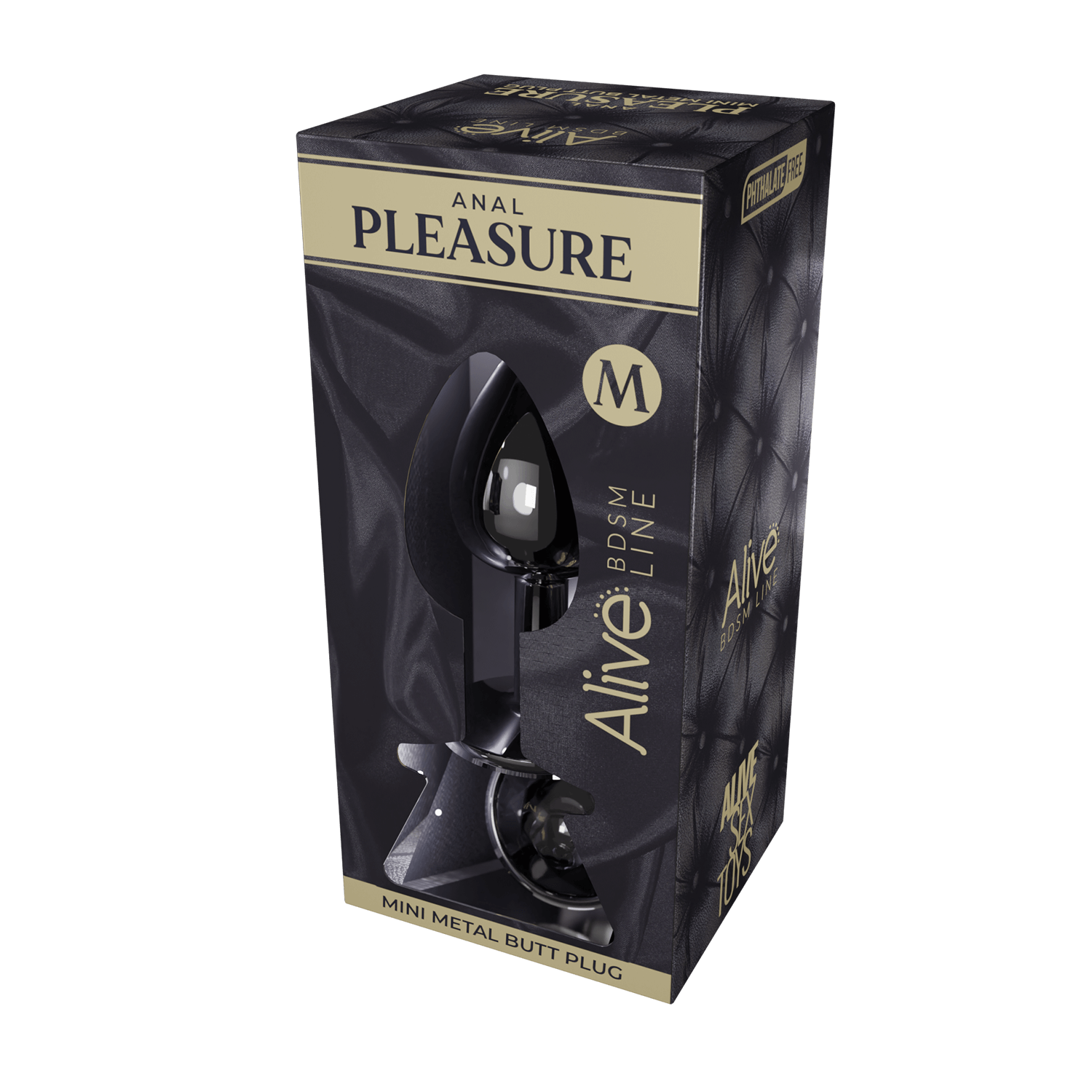 Alive - Plug Anale in Metallo Taglia M - Nero