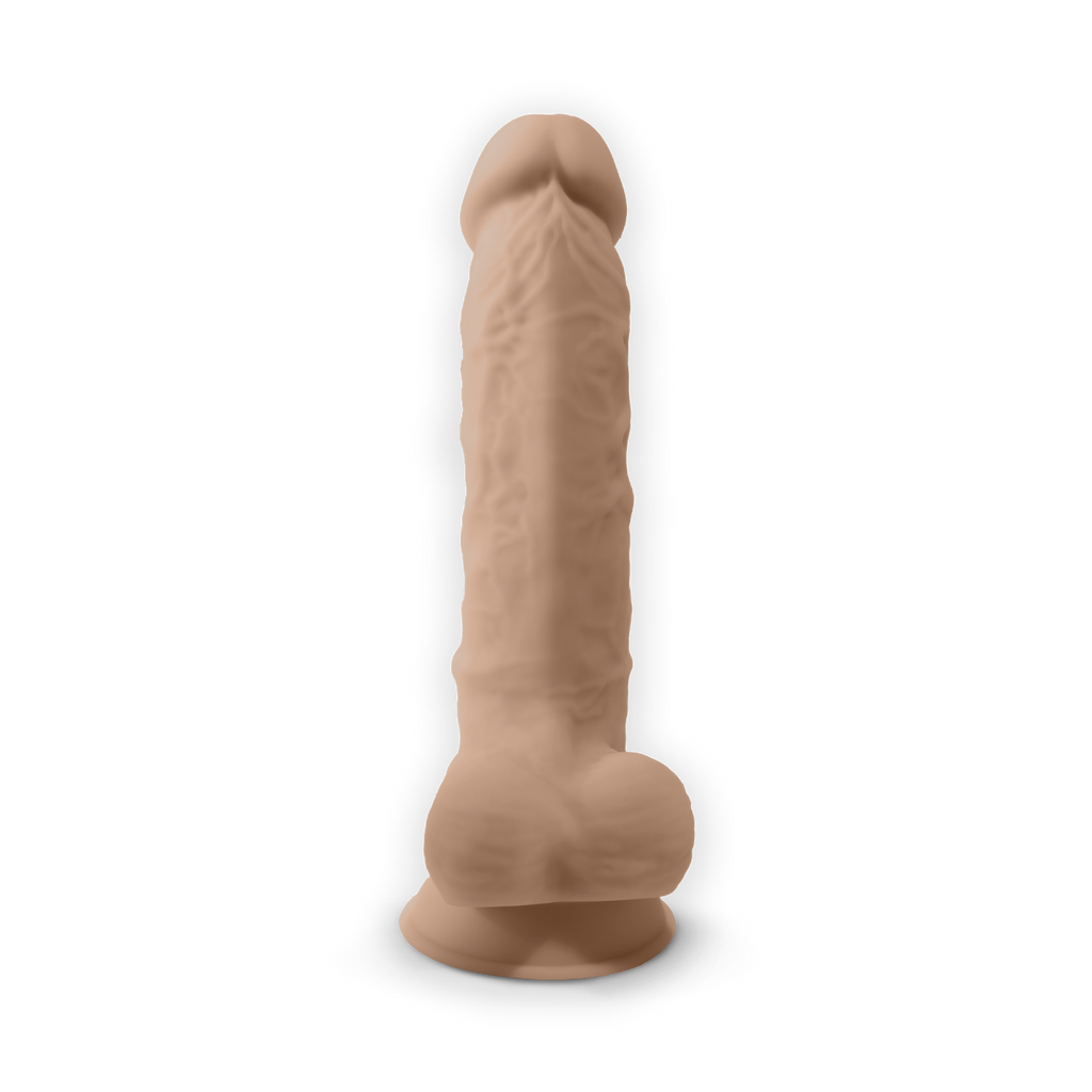 Silexd - Vibratore Premium Silicone Mod.1 8'' + Controllo Remoto - Color Carne