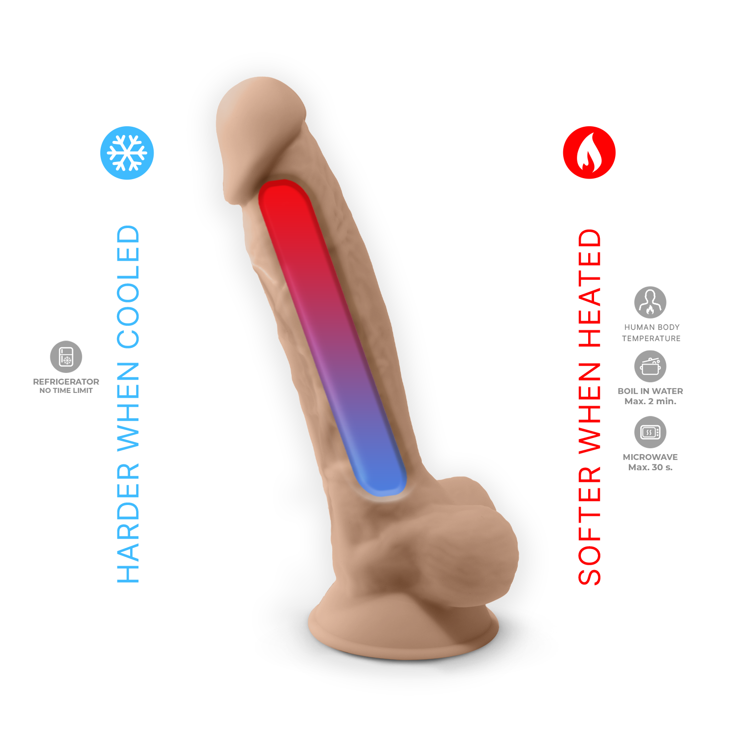 Silexd - Vibratore Premium Silicone Mod.1 8'' + Controllo Remoto - Color Carne