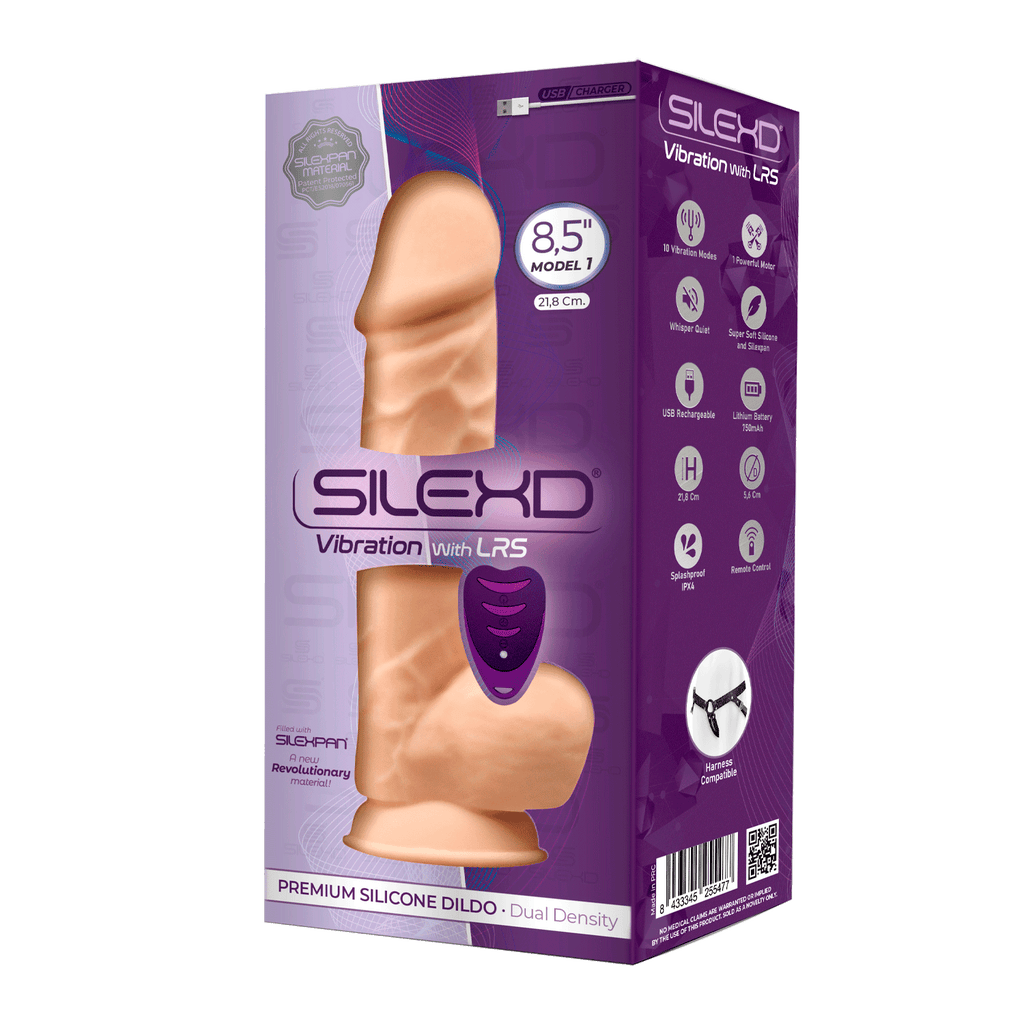 Silexd - Vibratore Premium Silicone Mod.1 8,5'' + Controllo Remoto - Color Carne