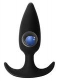 Lola Games -  Plug Anale con Pallina in Metallo Delight - Nero