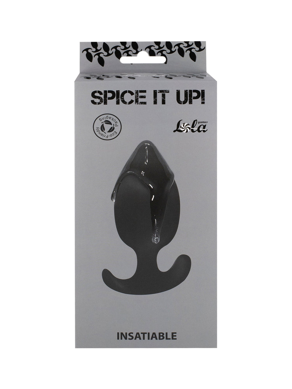 Lola Games - Plug Anale con Pallina in Metallo Insatiable - Nero