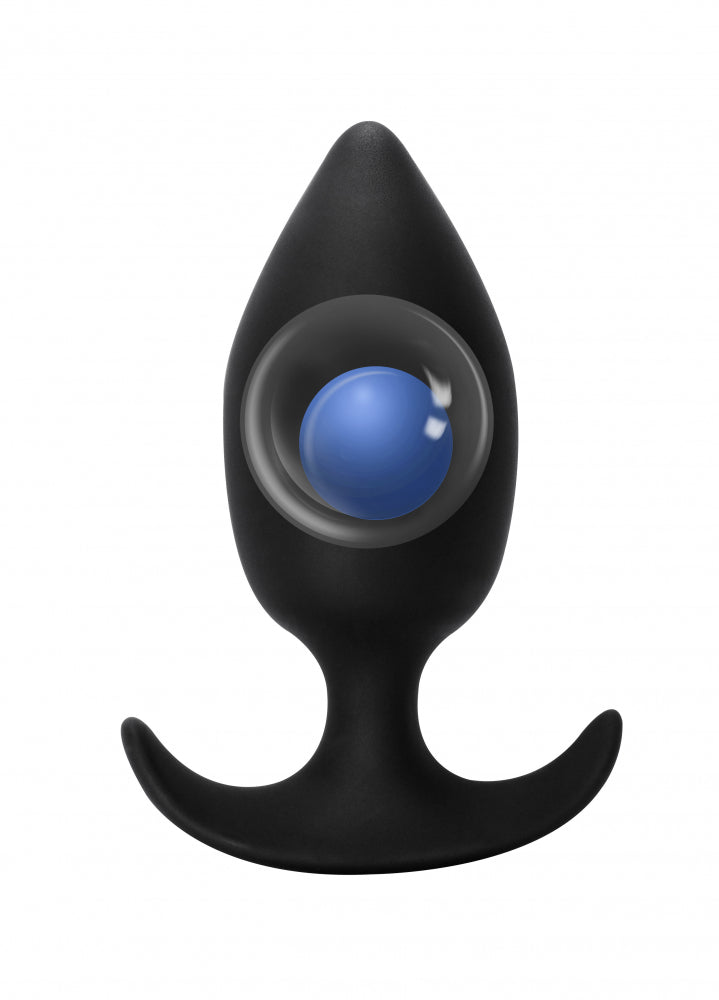 Lola Games - Plug Anale con Pallina in Metallo Insatiable - Nero