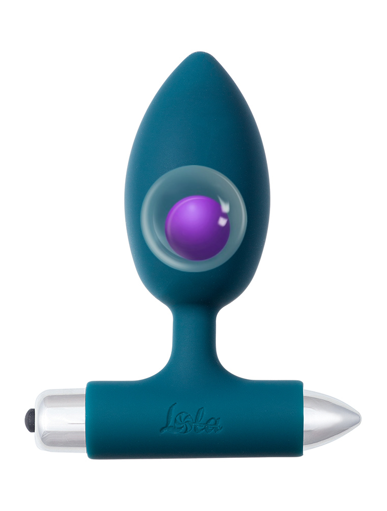 Lola Games - Plug Anale Vibrante con Pallina in Metallo Perfection - Blu