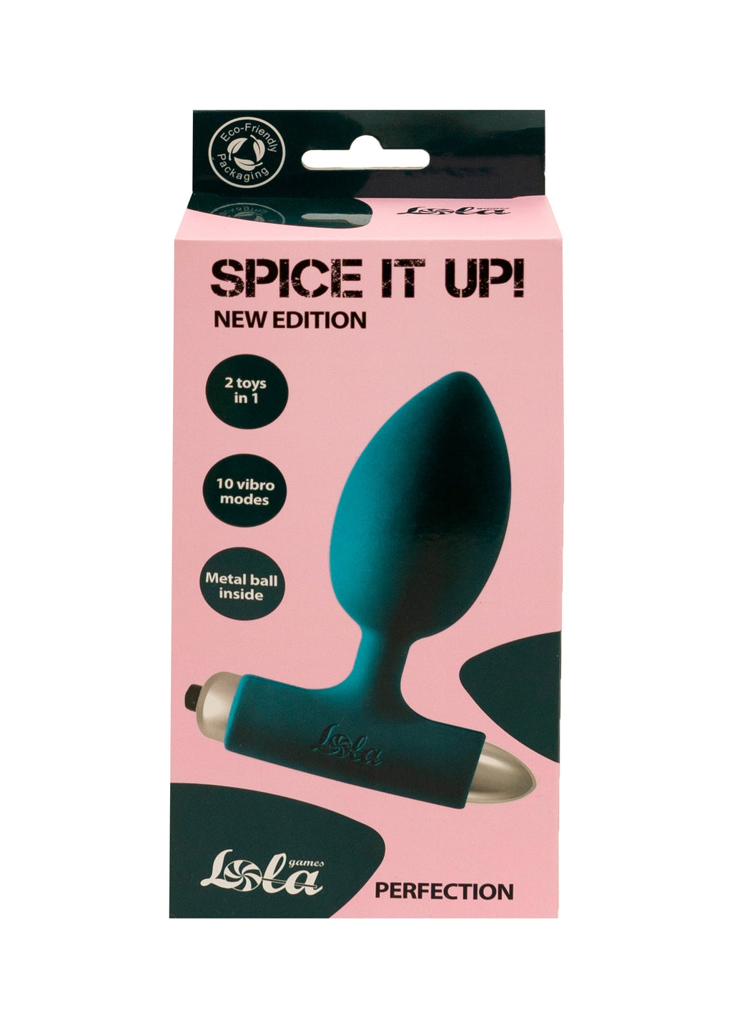 Lola Games - Plug Anale Vibrante con Pallina in Metallo Perfection - Blu