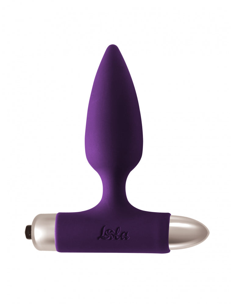 Lola Games - Plug Anale Vibrante con Pallina in Metallo Glory - Viola