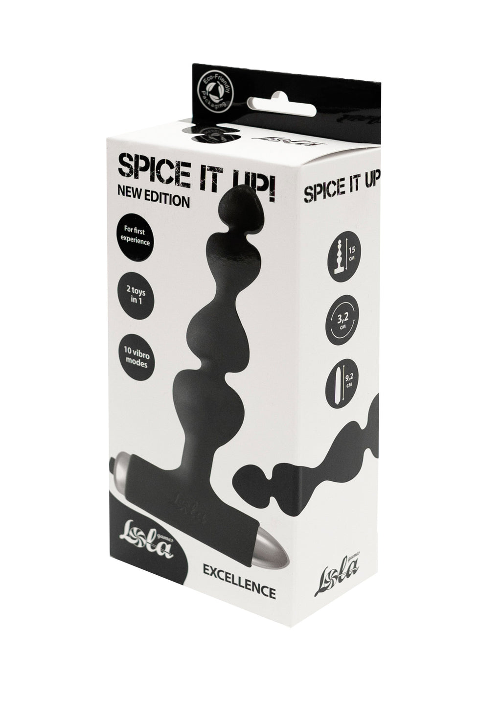 Lola Games - Plug Anale Vibrante Excellence - Nero