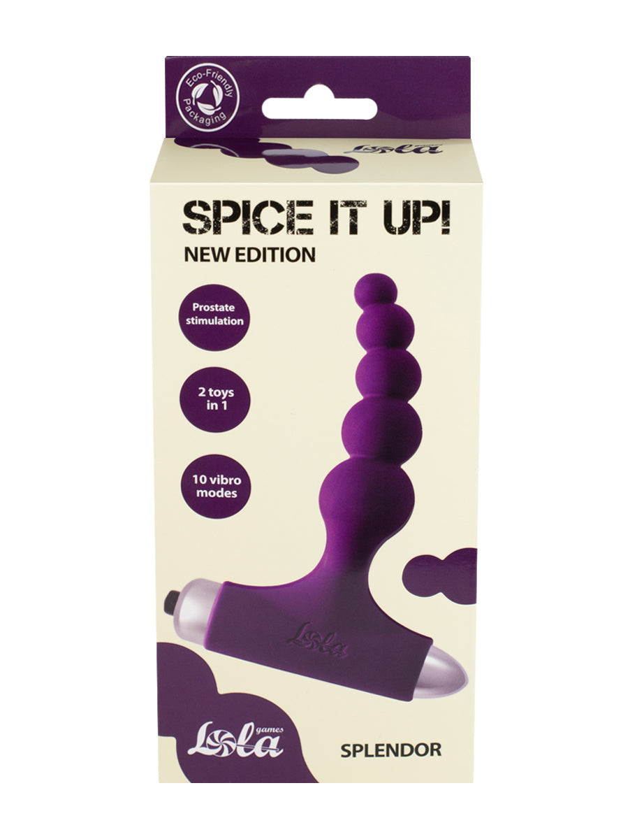 Lola Games - Plug Anale Vibrante Splendor - Viola