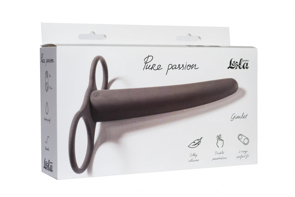 Lola Games - Dildo per Doppia Penetrazione Gimlet - Nero