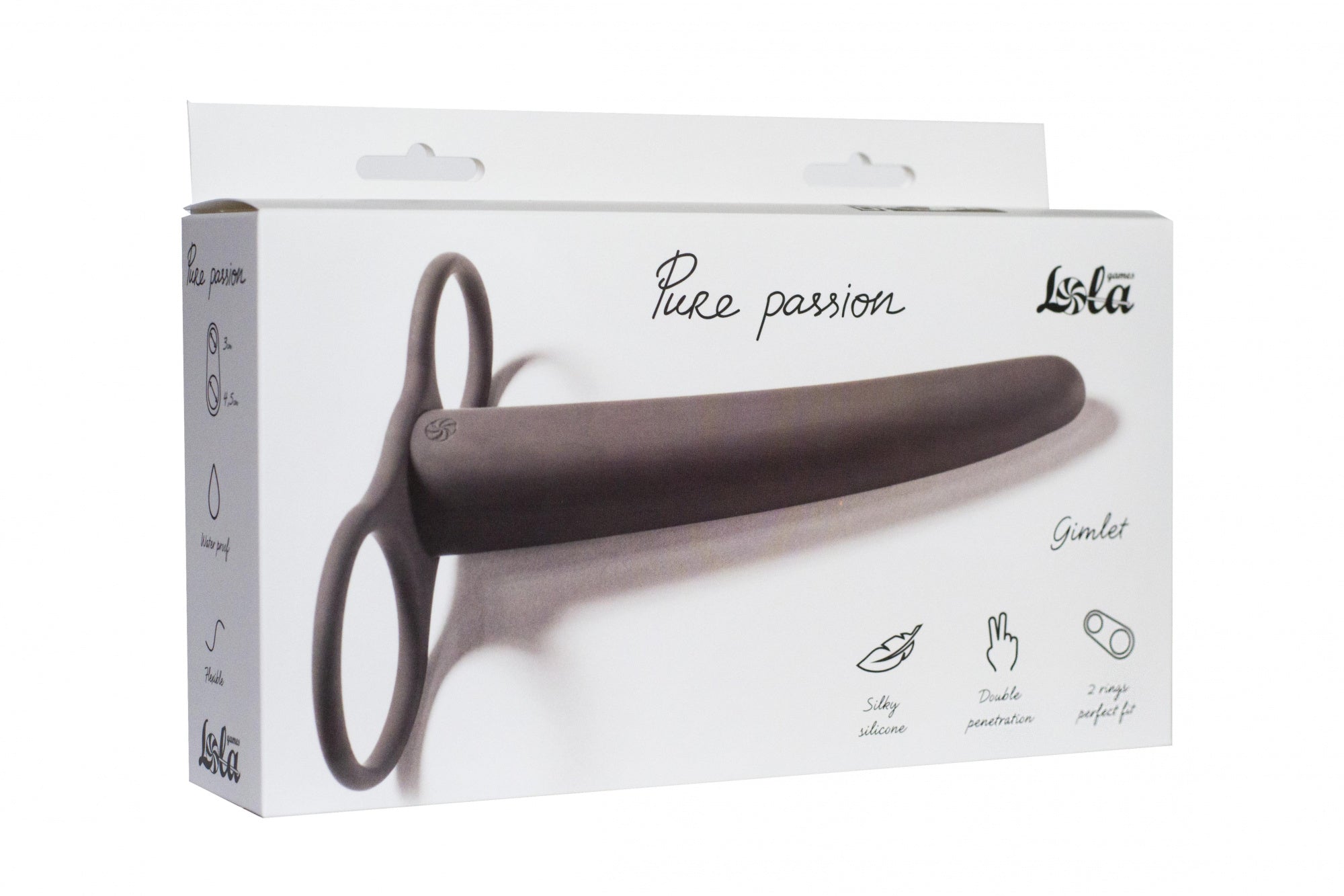 Lola Games - Dildo per Doppia Penetrazione Gimlet - Nero