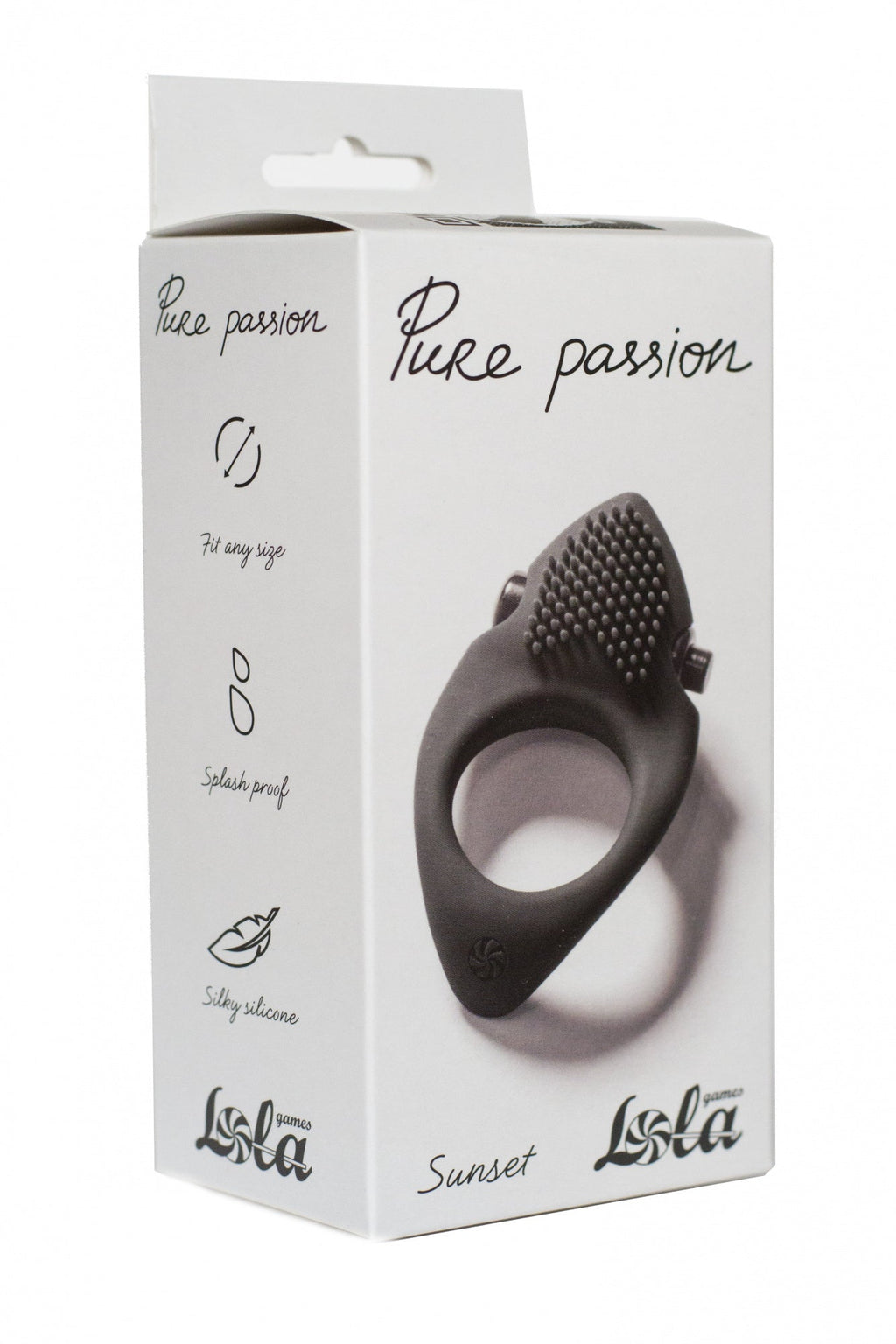 Lola Games - Anello Fallico Vibrante Sunset - Nero