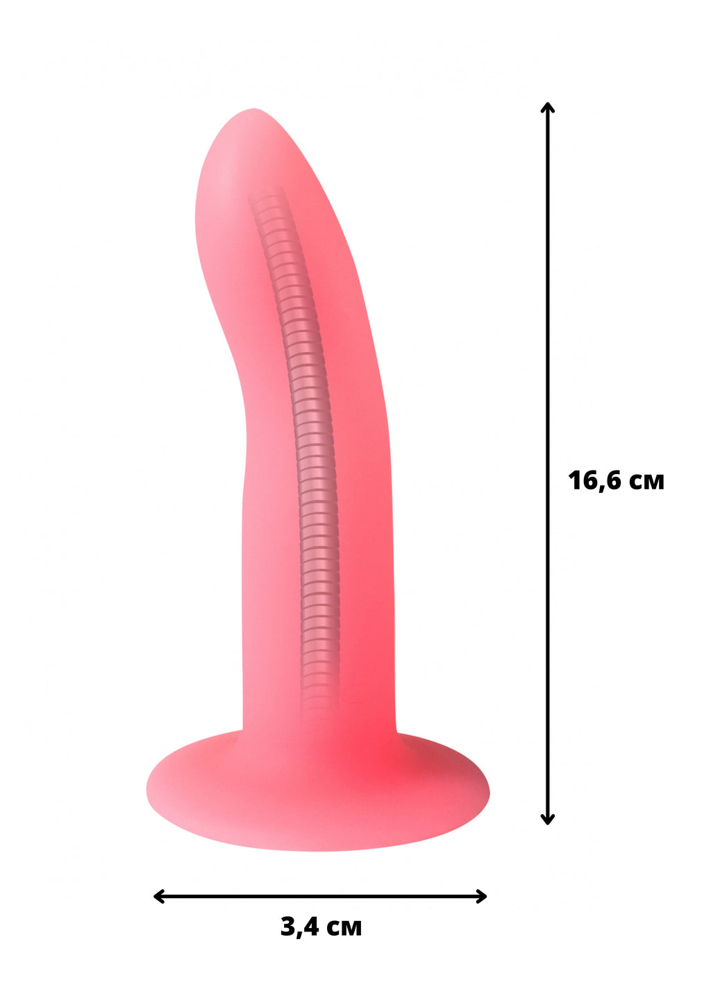 Lola Games - Dildo Pieghevole Fluorescente Moon Beam - Rosa