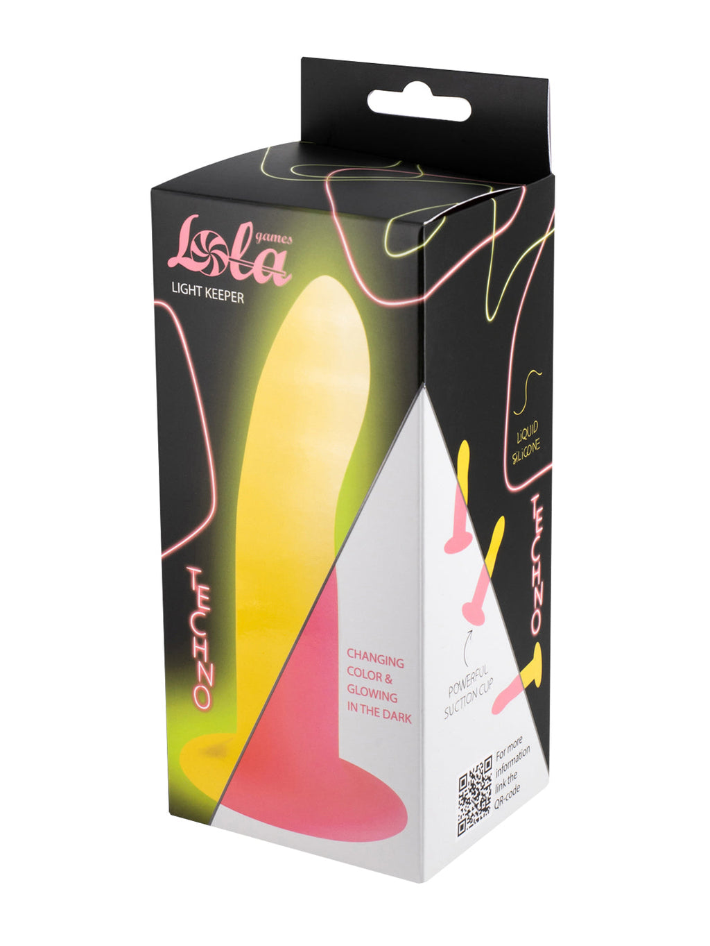 Lola Games - Dildo Fluorescente Light Keeper - Rosa