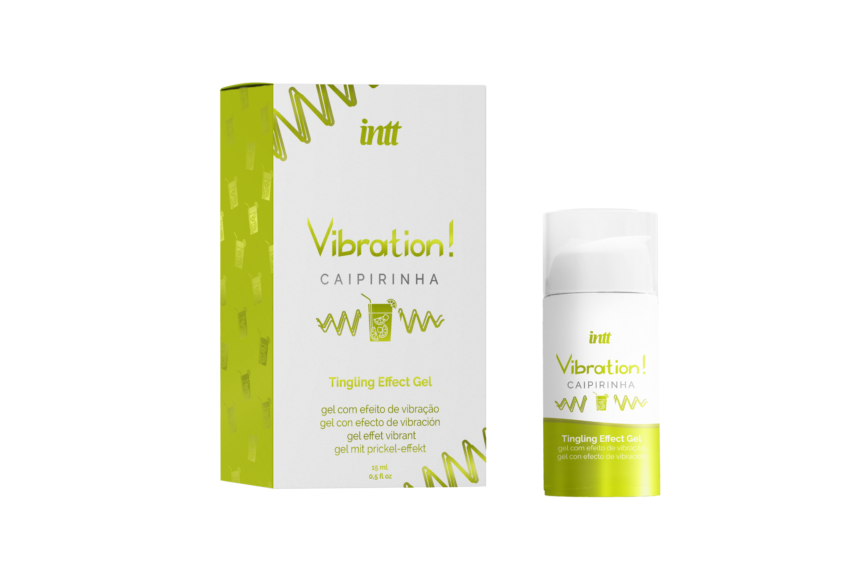 Intt - Gel Vibrante Caipirinha - 15 ml