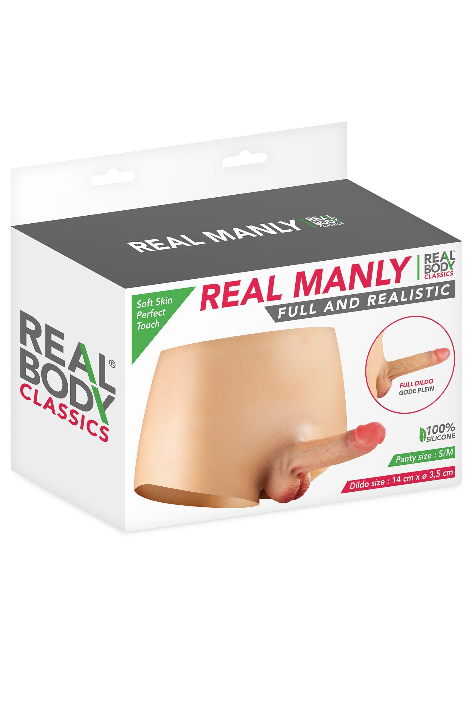 Real Body - Protesi Mutanda con Dildo Pieno - S/M