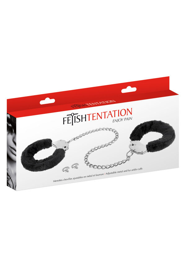 Fetish Tentation - Cavigliere con Peluche - Nero