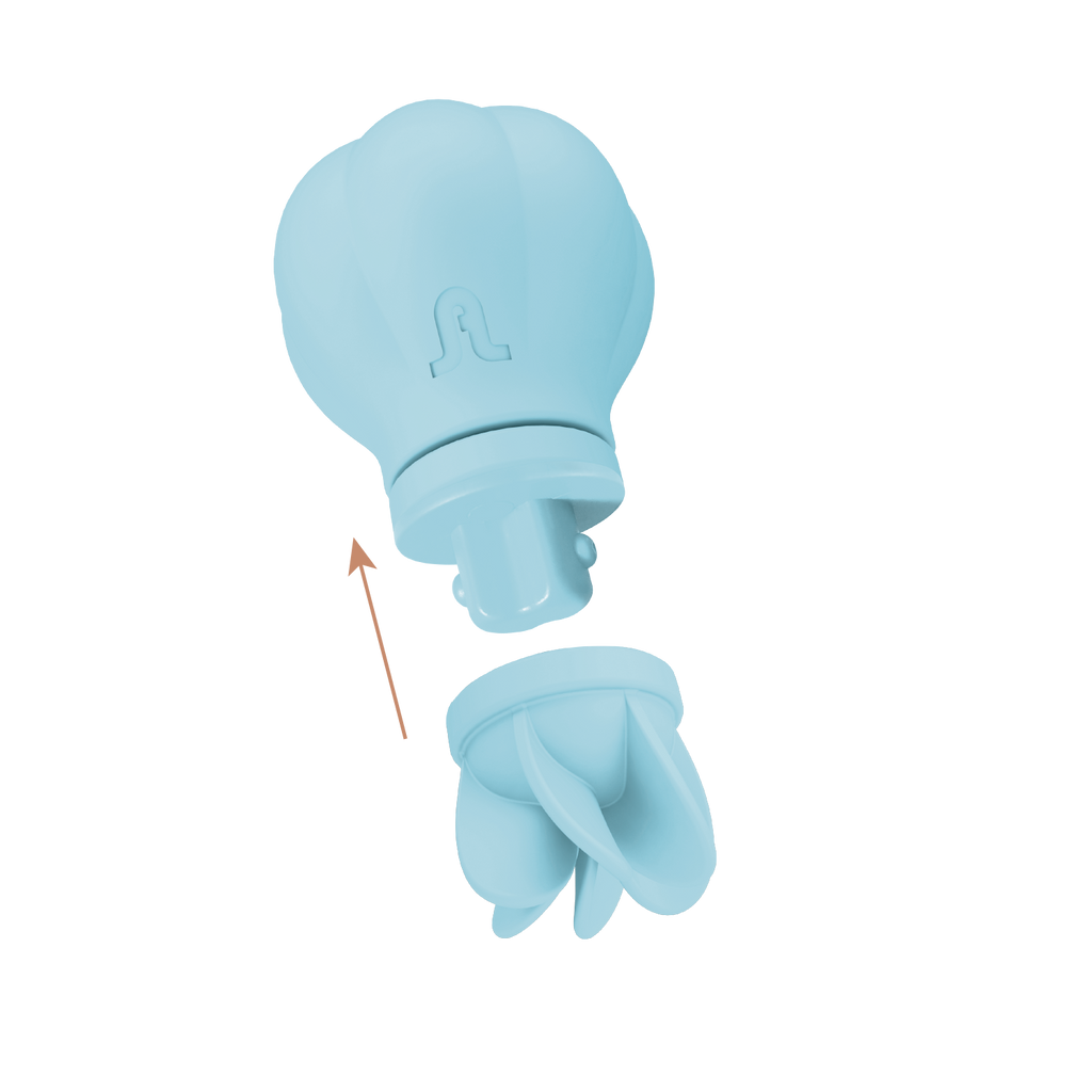 Adrien Lastic - Vibratore Clitorideo Caress - Azzurro