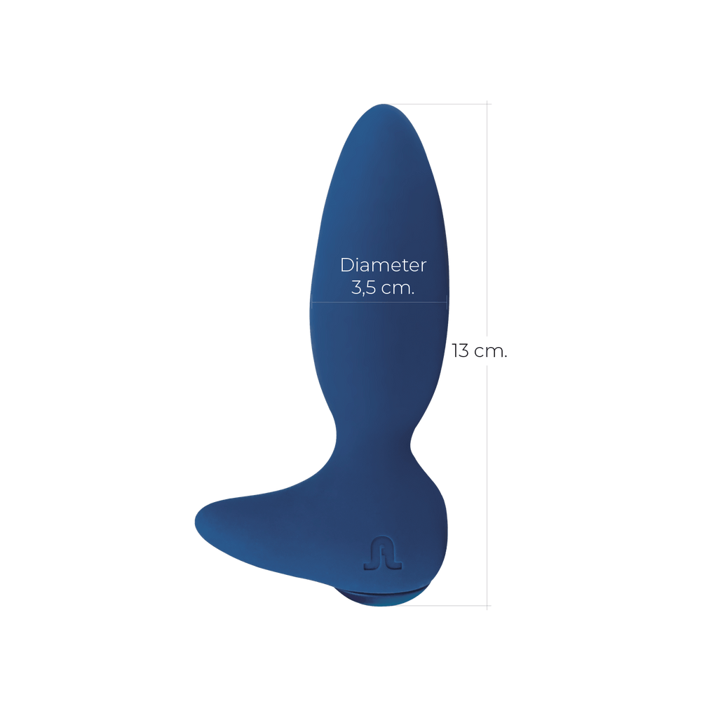 Adrien Lastic - Vibratore Anale + App Little Rocket II - Blu