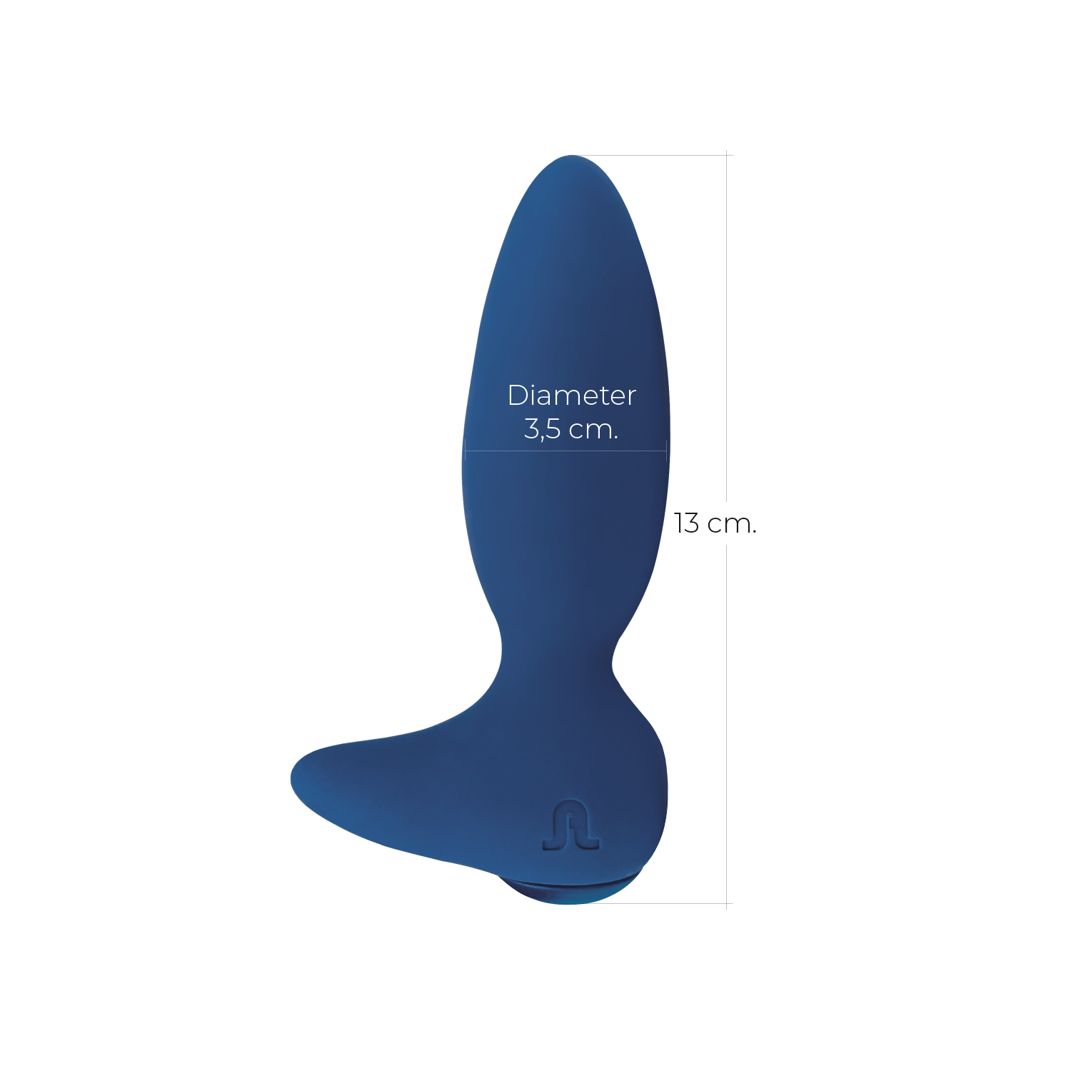 Adrien Lastic - Vibratore Anale + App Little Rocket II - Blu