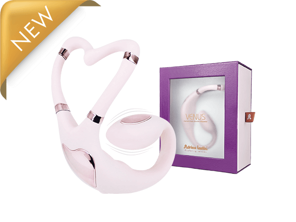 Adrien Lastic - Stimolatore Clitorideo e Punto G + App Venus - Rosa