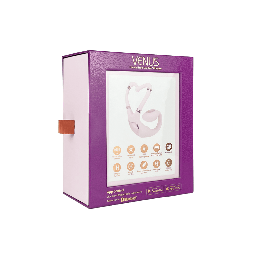 Adrien Lastic - Stimolatore Clitorideo e Punto G + App Venus - Rosa