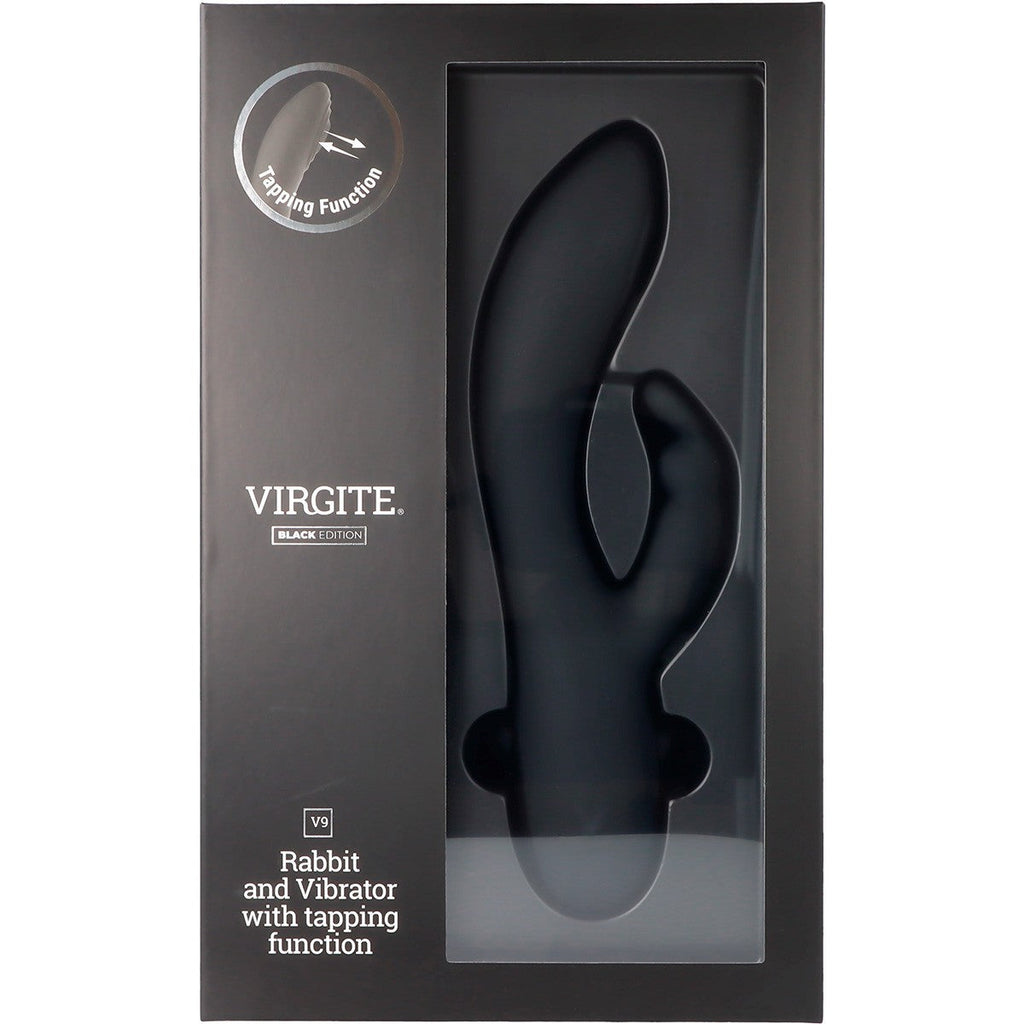VIBRATORE A BATTITO RICARICABILE NERO V9
