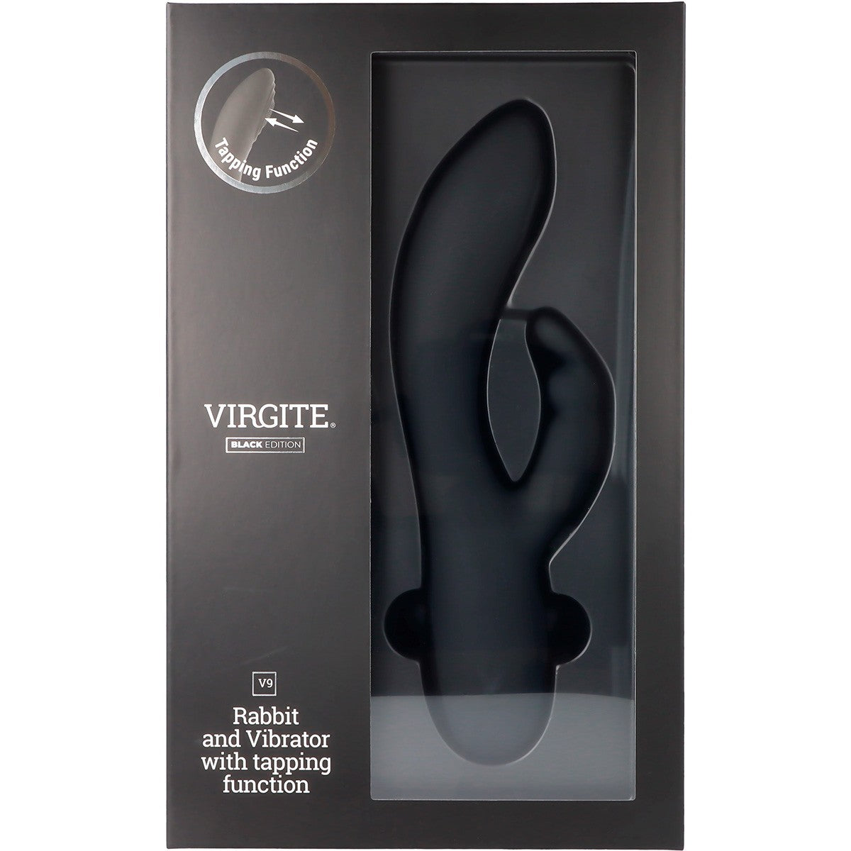 VIBRATORE A BATTITO RICARICABILE NERO V9
